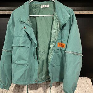 Teal Green Bomber Jacket from South Korea